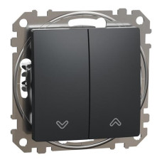 Выключатель для жалюзи Черный Sedna Design Schneider Electric SDD114104
