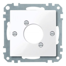 Центральная накладка для аудиоштекера XLR, активно-белый, Merten System M Schneider Electric MTN468025