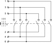 Роз'єднувач 1-0-1 на 15А (QS5-15N)