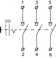 Роз'єднувач 1-0 на 100А (QS5-100A)