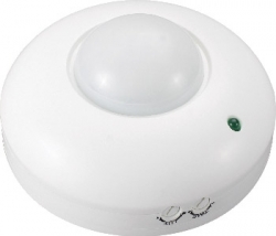 Датчик руху інфрачервоний стельовий e.sensor.pir.07.white(білий), 360°, IP20