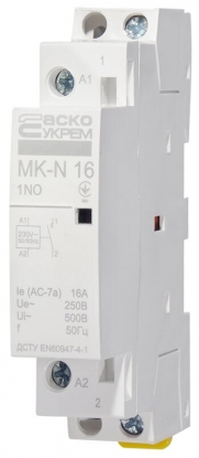 АСКО Модульный пускатель MK-N 1P 16A 1NO
