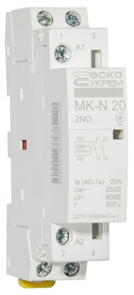 АСКО Модульный пускатель MK-N 2P  20A 2NO