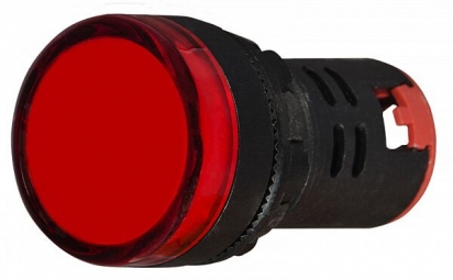 Сигнальна арматура AD22-22DS червона 12V АC/DC