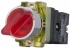 XB2-BK2465 Кнопка червона поворотна 2-о поз. з підсвічуванням