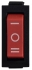 KCD3-103 R/B Перемикач 1 клав. перекидний  (червоний)
