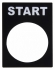 Табличка маркувальна START для кнопок XB2