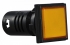 Сигнальна арматура AD22-22F жовта 220V АC